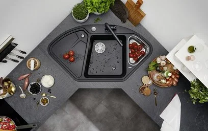 Corner sink