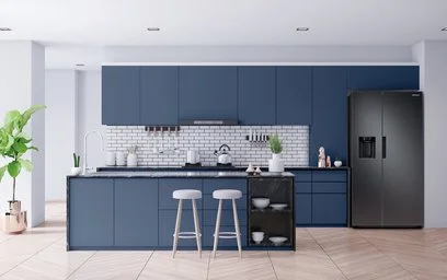 American-style fridge