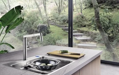 Flush-mount sink