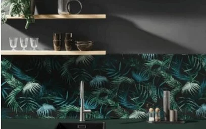 Glass splashback