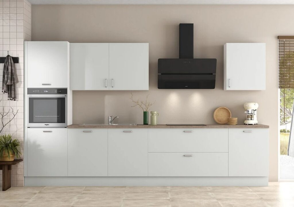 Single wall layout