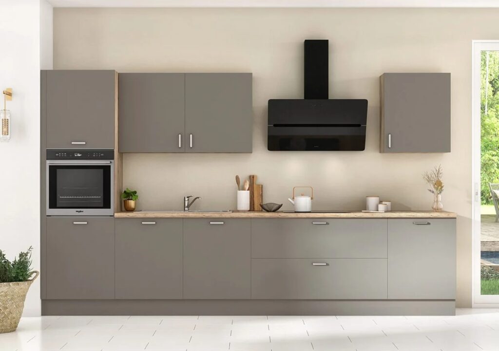 Single wall layout