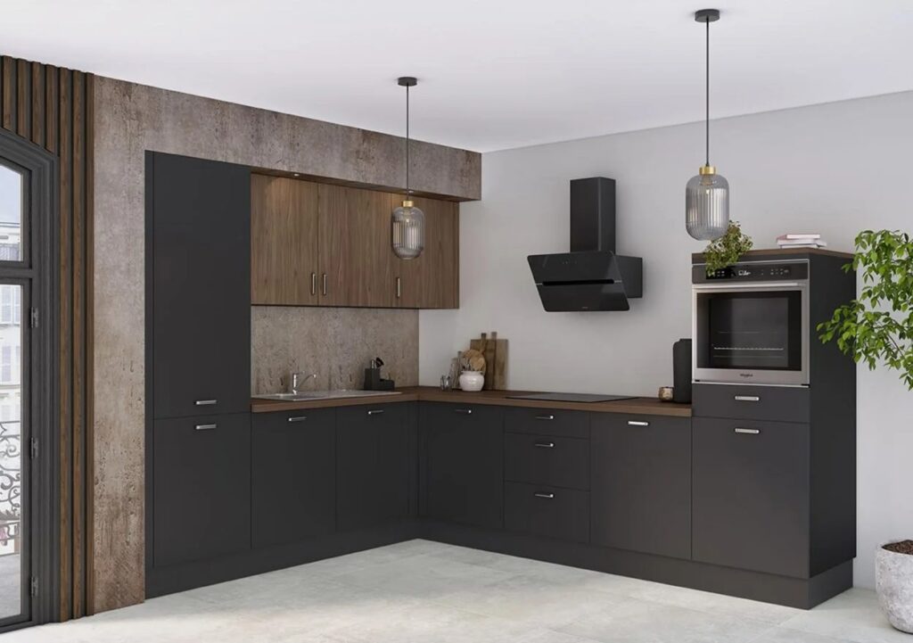 Layout with island