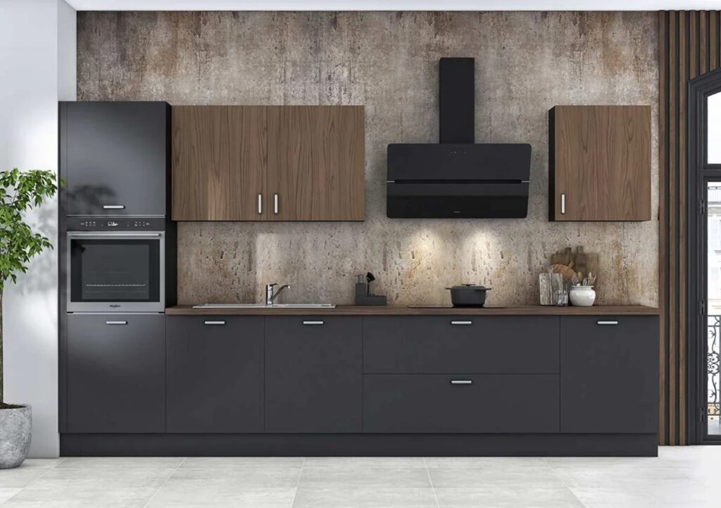 Single wall layout